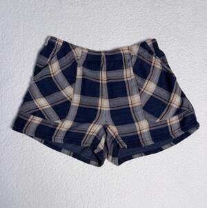 Aerie Plaid Waffle Knit Lounge Shorts Size M